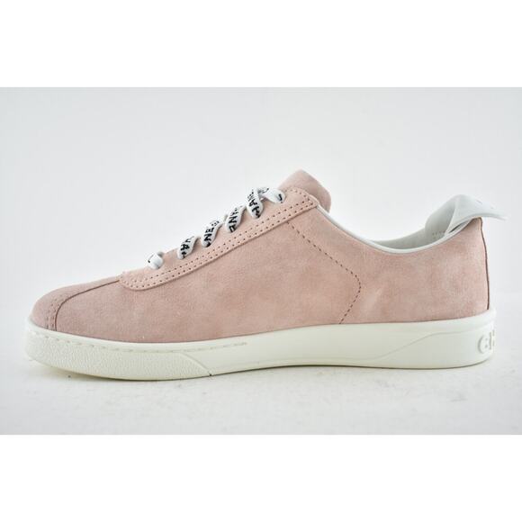 Chanel 20S Weekender Pink Suede CC Logo Laces Low Top Flat Runner Sneaker 42 - Picture 8 of 12